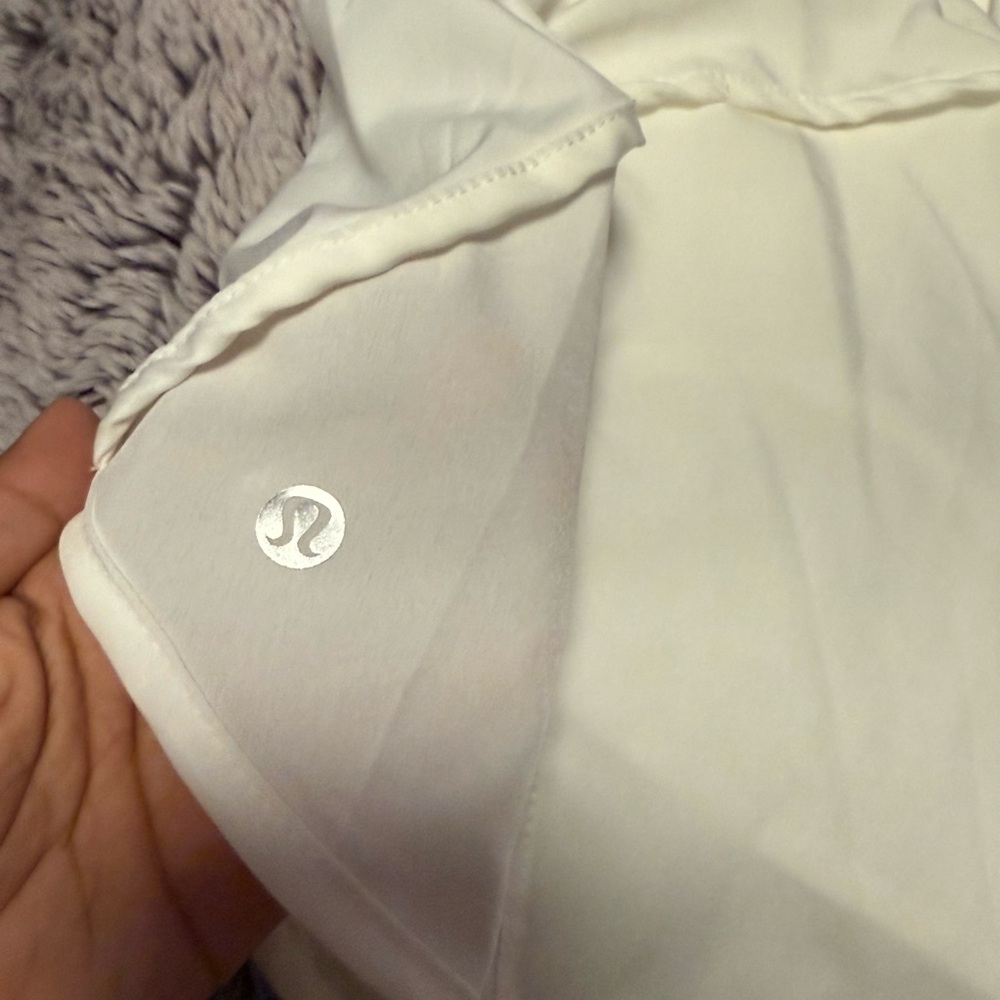 Lululemon White Athletic Top